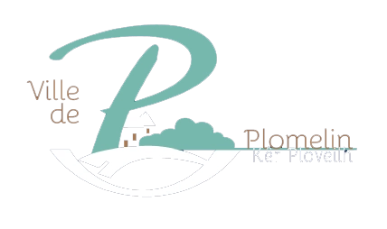 Logo ville de Ploemlin blanc couleurs
