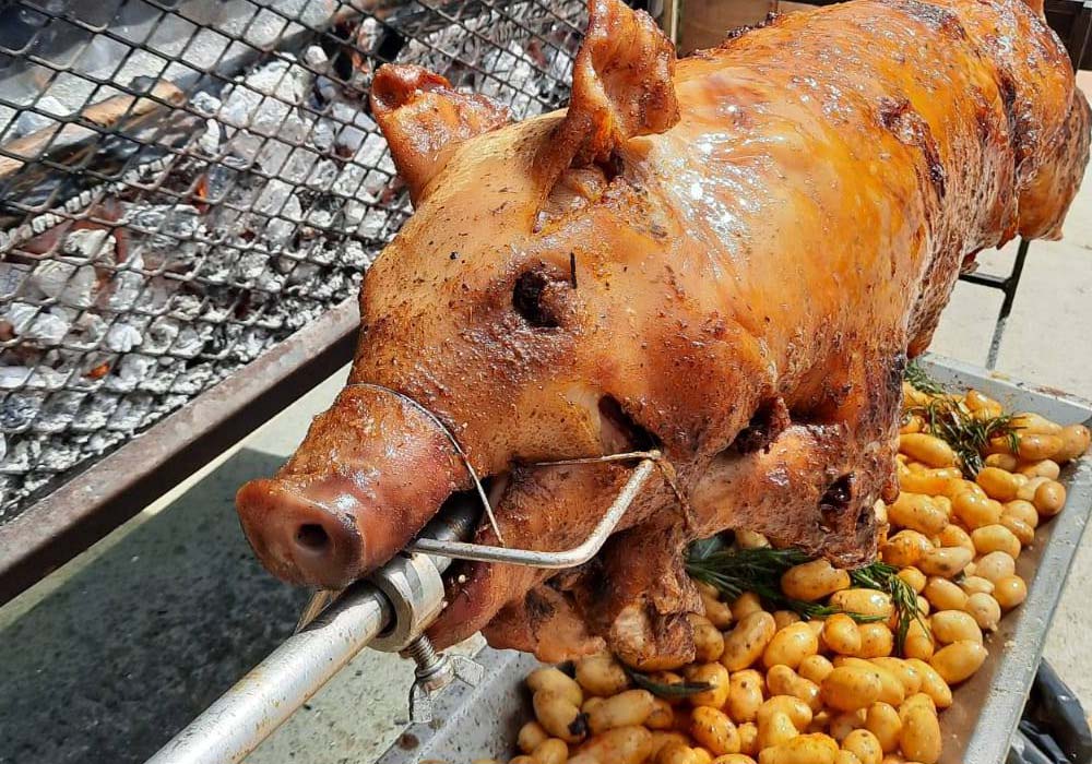 cochon grille