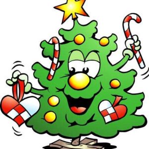 sapin de noel cartoon
